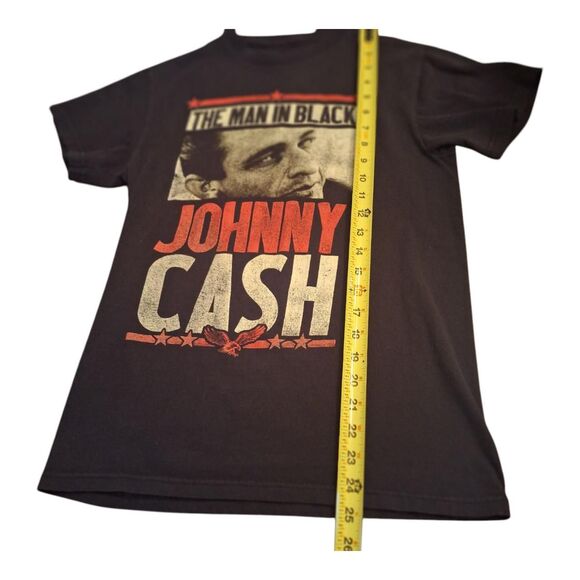 Johnny Cash The Man In Black Zion Rootswear Authentic T-Shirt Tubular Tee S - Picture 6 of 8